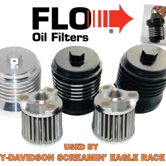 FLO Spin-On Oil Filter for Harley-Davidson M8, Twin Cam, Evo & Buell